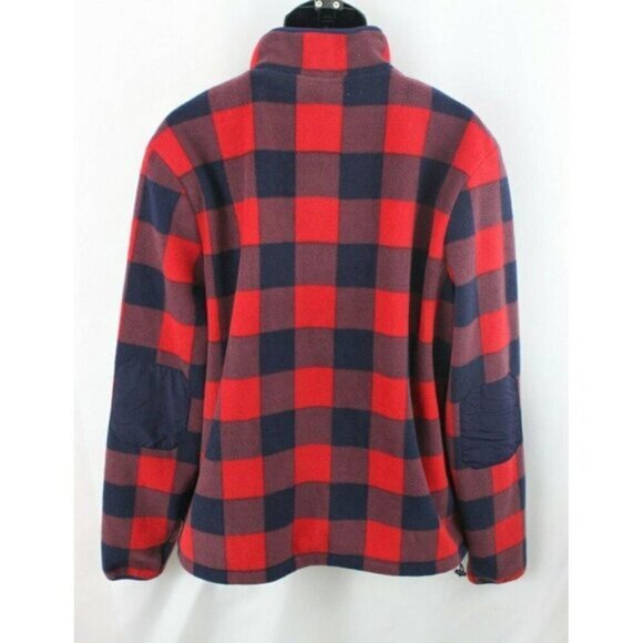 Fila Mens Jacket Woodlands Lumber Full Zip Long Sleeve Hiking Check Red Size L - Picture 9 of 14